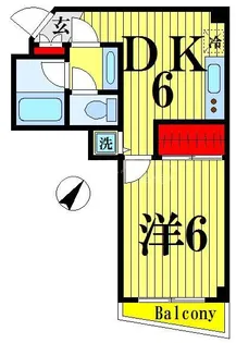 足立ガーデンコート【1階】の間取り