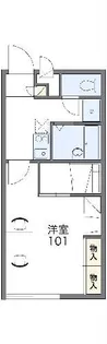 レオパレスR S C【2階】の間取り