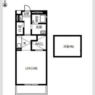 サニーコート【2階】の間取り