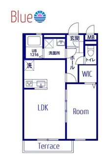 クレール虹【2階】の間取り