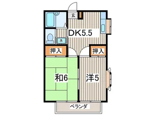 コ-ポ芹沢【2階】の間取り