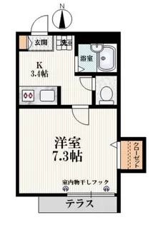 エム・ティ・ファミール練馬【1階】の間取り