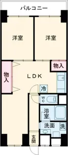 日商岩井第二本郷マンション【6階】の間取り