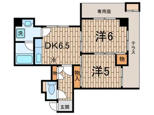 カ-サ・スナガ【1階】の間取り