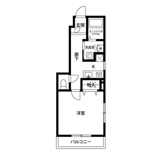 アンプルール リーブル 80R【1階】の間取り