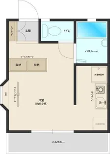 スタディオ・ルイ【1階】の間取り