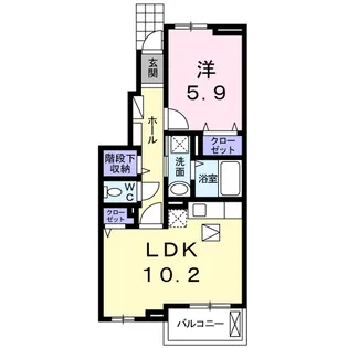 フォルシュM&R【1階】の間取り