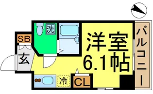 THEパームス新小岩【2階】の間取り