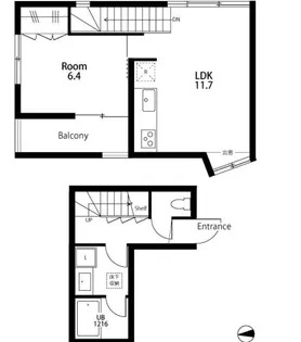 ROJI COURT MOTOKIの間取り
