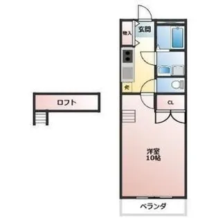 グリーンバード3【2階】の間取り