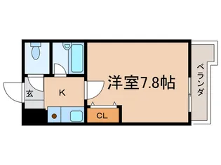 グローリー博多駅南【4階】の間取り