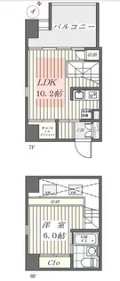 アーバンエスケイプ【7階】の間取り