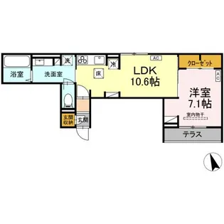 D-ROOM山の手【3階】の外観