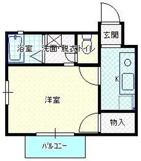 グレイスB棟【1階】の間取り