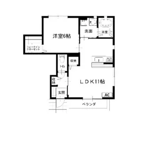 サニーコート吉岡【1階】の間取り