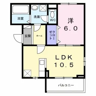 ロイヤルメゾン北巽II【3階】の間取り