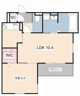 LIFE SQUARE【2階】の間取り