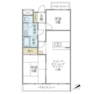 ヒルハイツ妙蓮寺【2階】の間取り