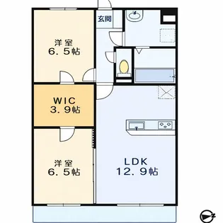 ルミエールmm【3階】の間取り