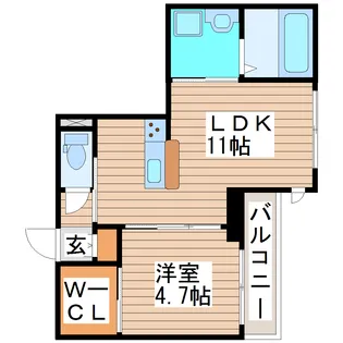 シャーメゾンSKIII【2階】の間取り