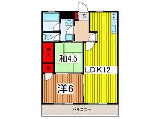 東乃コーポ【3階】の間取り