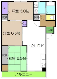 ハピネスシティ【2階】の間取り