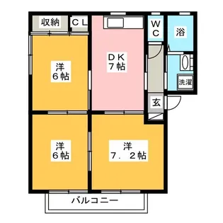 Joy TA【1階】の間取り