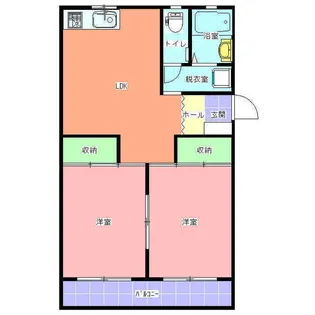 新原マンション【2階】の間取り