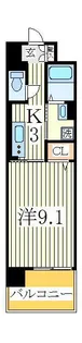 セントラルパーク ウッズ【3階】の間取り