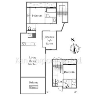 CAVE【2階】の間取り