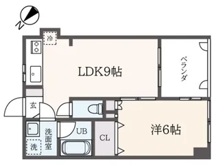 デュオK・Y山手【2階】の間取り