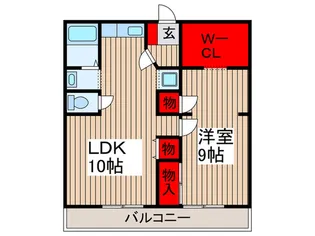 コーポ福島【2階】の間取り