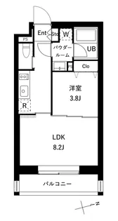 パストラーレ豊玉【4階】の間取り