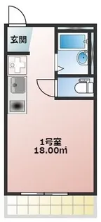 BACE旭町(ベースアサヒチョウ)【2階】の間取り