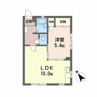 ボン エスポアールE【2階】の間取り