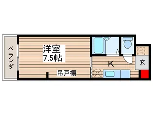キャトル・セゾン【1階】の間取り
