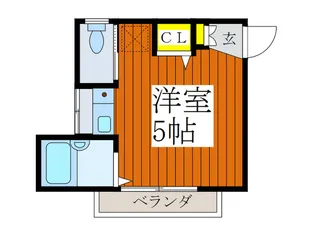 フラワーパレス【1階】の間取り