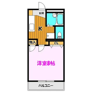 パークヒルズ亀田【3階】の間取り