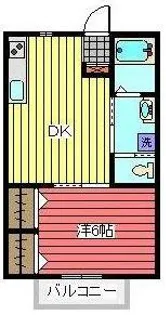 さくらハイツ【1階】の間取り