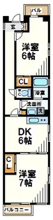 調布ふじ村ビル【3階】の間取り