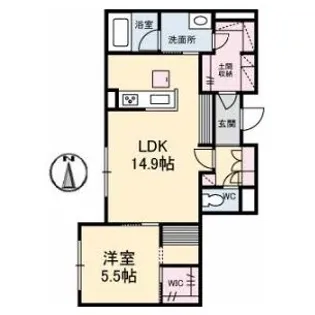 アドバンス【1階】の間取り