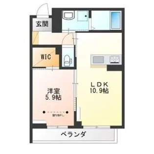 ヴィラーチェS【1階】の間取り