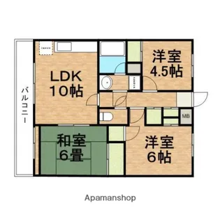メゾン・ウォーム【2階】の間取り