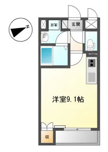 ameijia玉川学園【3階】の間取り