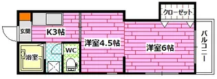 バルヴェール・N【1階】の間取り