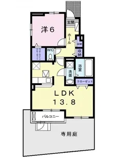 パークレジデンス【1階】の間取り
