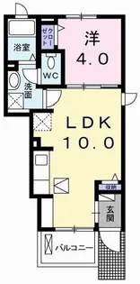 コンコード A【1階】の間取り