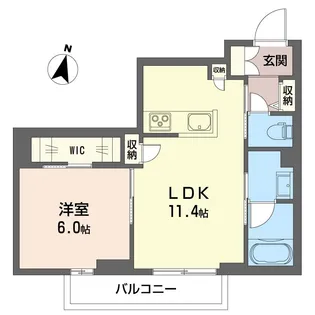 マハロ・ハレ【1階】の間取り