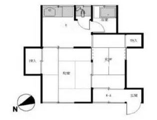 中根ハウス【2階】の間取り