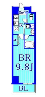 フェリスレガーロS【6階】の間取り